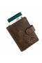 Men's Genuine Crazy Tan Leather Wallet and Card Holder - 7