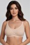 Laser Cut Seamless Underwire-Free Nursing Bra - Gathering and Non-Marking Maternity & Postpartum Bra