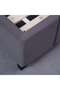 OLYMPIA BASE VELVET GREY 160X200 CM - 4