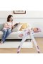 Baby High Chair, Adjustable Chair for Babies and Toddlers, Adjustable Reclining Highchair with Removable Tray, Foldable Rolling High Chair Easy to Clean Compact, for Baby Girl Boy - 2