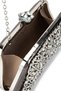 Women's Faux Leather Anthracite Evening Dress Bag - 4