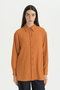 Vintage Shirt Tunic with Pili Detail - Cinnamon - 2