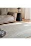 Sandy Flatweave Rug 160x230cm - Cream & Green