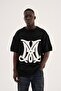Men's Mchnst m Lettered Knitwear T-Shirt Black
