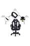 Kratos Gaming Chair - Black And White - 5
