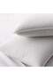2-Piece Hotel Soft Pillow Set Polyester White 50x75cm - 5