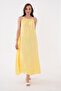 Women's Backless Midi Length Halter Neck Satin Dress - 2