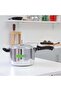 Aluminium Pressure Cooker - 5L Capacity| Durable Virgin Aluminium| Whistling Weight Valve - 4