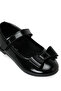 Mist.P Shiny Black Girls' Ballerinas - 7