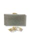 Varol 369-26 rhinestone & glitter steel case evening bag