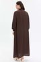 Zipper Detailed Pocket Detailed Comfortable Fit Long Dress Women - 7