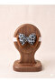 Luxury Embroidered Leopard Bow Baby Headband - Brown - 2