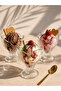 3-Piece Glass Footed Ice Cream Bowl Magnolia Dessert Presentation Bowl 180ml - 4