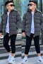 Boy's Detachable Hooded Suitici Nova Winter Coat Km4012 - 8