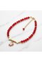 Red Crystal Christmas/Christmas Necklace with Santa Claus for Cat and Dog