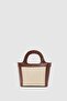 Costa Wicker Handbag and Crossbody Bag Brown