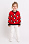 Penguin Patterned Girls' Sweater 23212 - 3