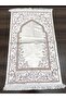 Woven Tapestry Twisted Fringed Dowry Gift Prayer Rug - 2