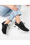 Black and White Unisex Knitwear Sneaker Comfortable Orthopedic Breathable Daily Sports Shoes - 2