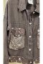 Italian Linen Jacket with Sequin Pocket Detail - 5