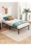 Metal Bed Frame, 90 CM Heavy-Duty Full Platform Bed Frame, No Box Spring Needed, Easy Assembly, Noise-Free, Sturdy Mattress Foundation, Underbed Storage Space - 2