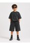 Acid Washed Boys' 100% Cotton Embroidered Suit - 4