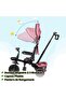 6-in-1 Evolutionary Tricycle for Children – Folding Stroller with Push Handle, Reversible Seat, Extendable Canopy and First Steps Mode – Ideal for Newborns to 5 Years - 2