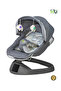 Electric Baby Swing with Bluetooth Music, Remote Control & 5-Speed Rocking