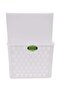 Cabinet Organizer- RF11295 PP Plastic Multi-Purpose Rectangular Organizer Break-Resistant, Light-Weight WHITE
