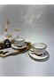 Royal Gold Kaideli 6-Person Luxury Porcelain Coffee Cup Set - 3
