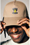 Unisex Men's and Women's Gabardine Hat - Printed Minimal Design Adjustable Hat with Velcro