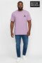Men's Large Size a Printed 3Xl-6Xl Crew Neck T-Shirt Spr26Bts510-12