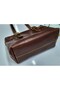 Genuine Leather, Handmade, Zippered Organizer, Tote Women's Shoulder Bag - 4