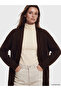 Alita City Lcw Modest Brown Knitwear Plain Long Women's Cardigan with a Difference - 2
