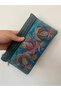 Embroidered Velvet Portfolio Bag & Wallet - 2
