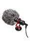 Universal Cardioid Microphone With Furry Windshield BY-MM1 Black/Red/Grey - 2