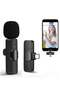 Professional Wireless Lavalier Lapel Microphone for Android Phone - Cordless Omnidirectional Condenser Recording Mic