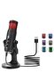 MC-PW9 USB Cable Microphone Voice Recording Tool RGB Light