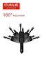 4-in-1 Car Charger, 180° Adjustable, Retractable Lightning & Type-C, 30W Fast, Multi-Device, 4 Outputs, Black - 4
