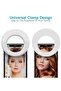 Selfie Ring Lights LED Circle Cell Phone Laptop Camera Photography Video Lighting Clip On Rechargeable - 2