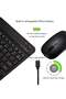 Arabic and English Bluetooth Keyboard and Mouse Combo, Ultra-Slim Portable Compact Wireless Mouse Keyboard Set - 5