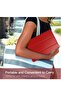 iPad 10.2 Case - 9th/8th/7th Gen - Slim Translucent Hard PC Protective Smart Cover - Red - 6