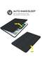 iPad 6th/5th Generation Case with Pencil Holder, Folio Stand, Auto Wake/Sleep, Black - 4