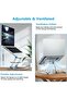 Adjustable Aluminum Laptop Stand – Foldable Ergonomic Riser for Desk, Compatible with MacBook, Dell, HP - 2