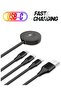 GD-UC561 4-in-1 Wireless Smartwatch Charger and Multi USB Fast Charging Cable Multipurpose