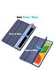 Soft TPU Cover with Trifold Stand and Pencil Holder For iPad 9th/8th/7th Gen 10.2in (Blue Grey) - 2