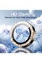 Camera Lens Protector for iPhone 16 Pro/Pro Max, Bling Glitter 9H Tempered Glass Metal Ring Cover - 4