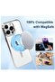 Magnetic Case for iPhone 14 Pro Max [MagSafe] Camera Lens Protector Plating Luxury Cover - 3