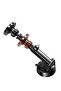 C158 2 in 1 Magnetic Ring Car Dashboard Air Vent Phone Holder (Black)