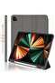 iPad Pro 12.9 Case (2022/2021, 6th/5th Gen) with Pencil Holder, Trifold Stand, Auto Wake/Sleep